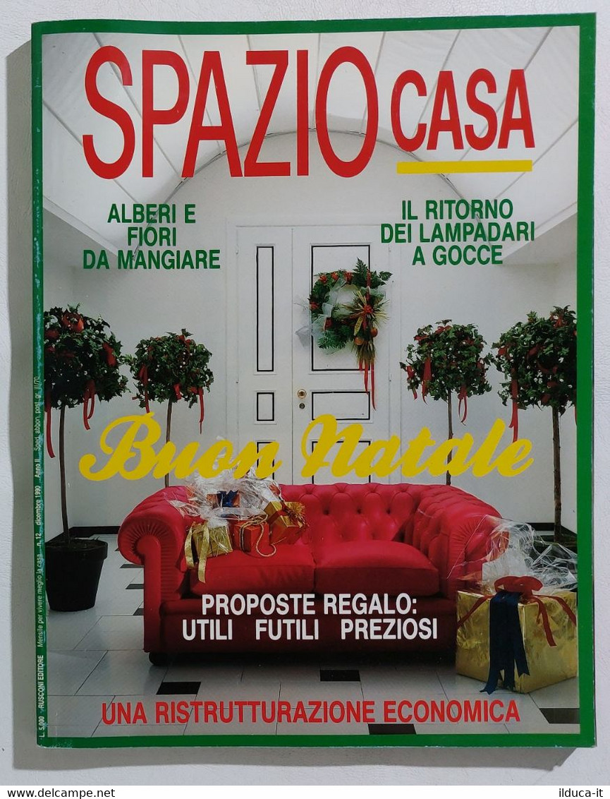 16910 SPAZIO CASA 1990 N. 12 - Natale / Lampadari A Gocce - House, Garden, Kitchen