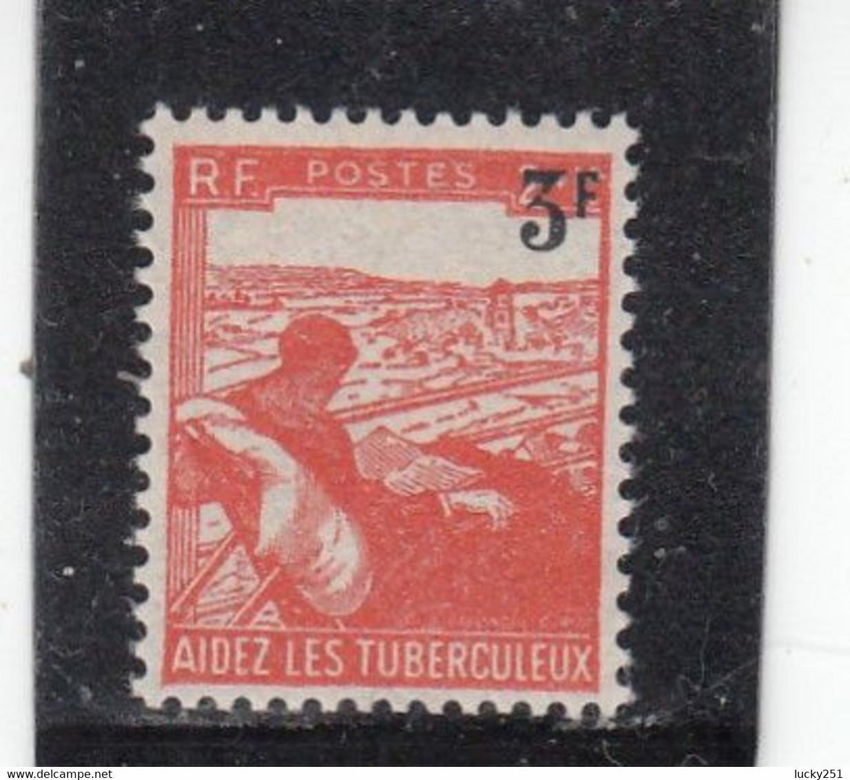 France - Année 1946 - Neuf** - N°YT 750** - Au Profit Des Tuberculeux, Surchargé - Neufs