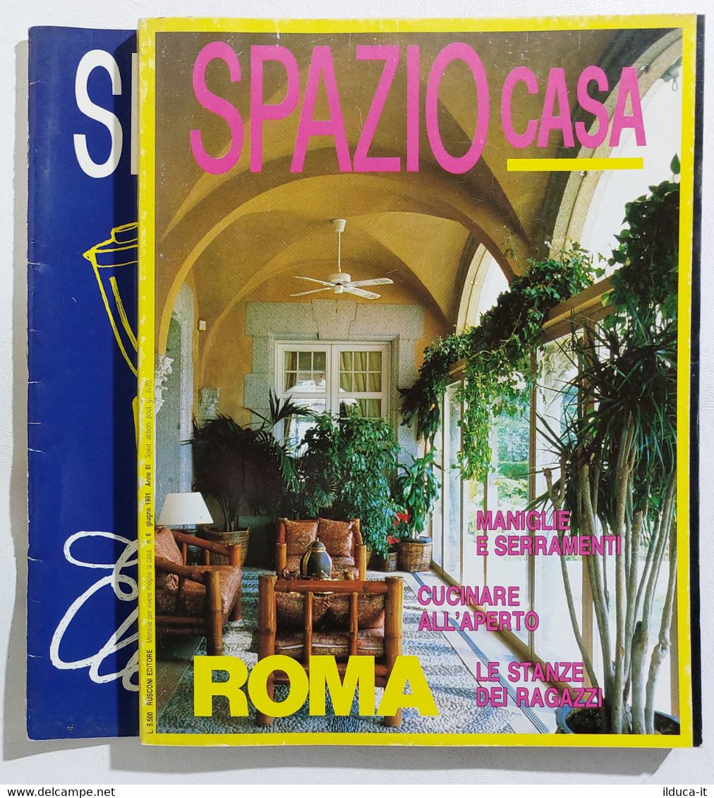 16921 SPAZIO CASA 1991 N. 6 - Roma / Maniglie + Allegato Elettrodomestici - House, Garden, Kitchen