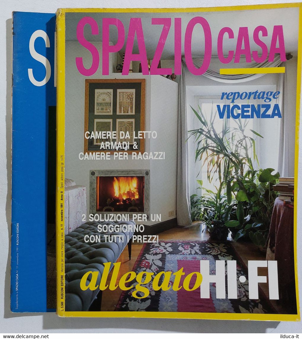 16939 SPAZIO CASA 1991 N. 11 - Vicenza / Camere + Allegato Hi-Fi - House, Garden, Kitchen