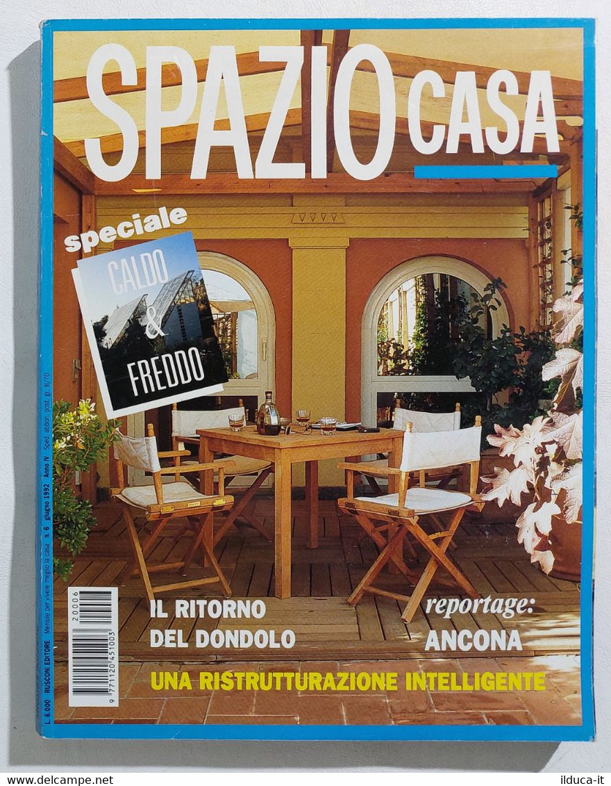 16964 SPAZIO CASA 1992 N. 6 - Dondolo / Ancona - Maison, Jardin, Cuisine