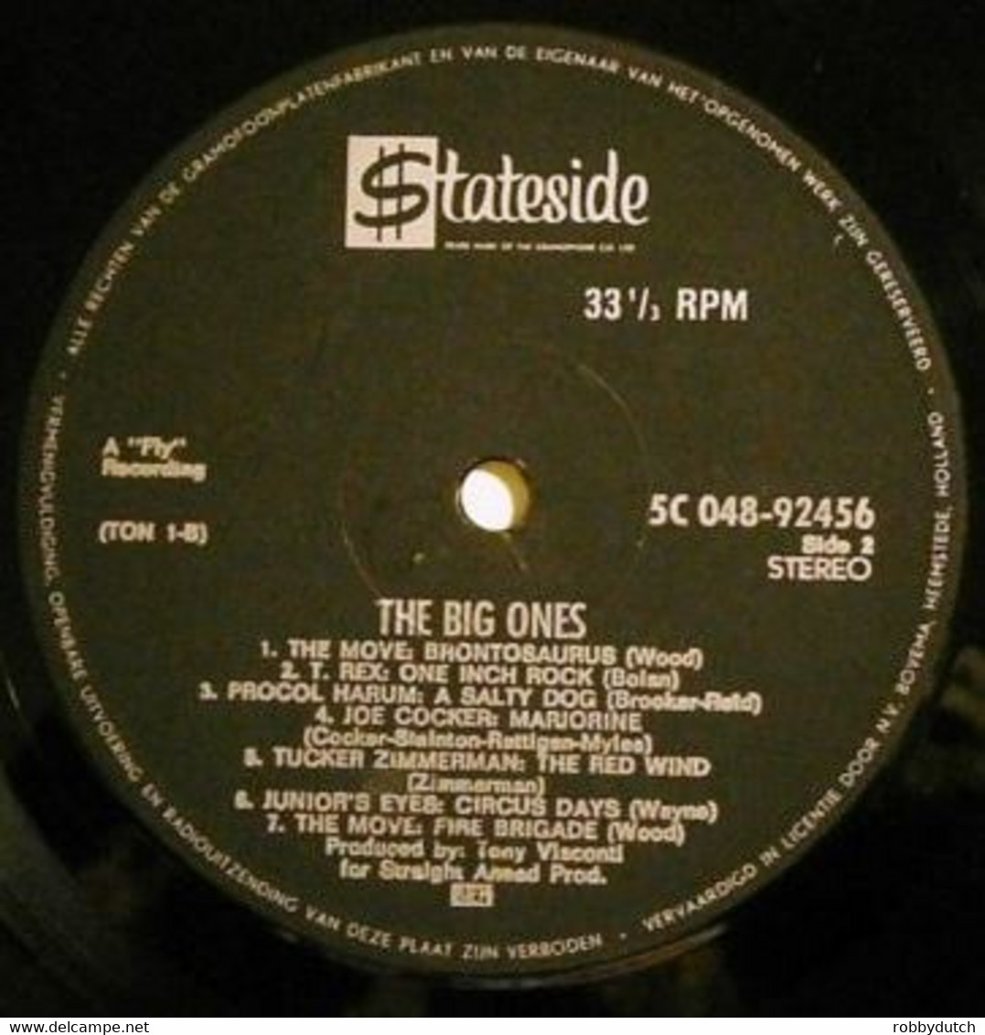 * LP *  THE BIG ONES - JOE COCKER / THE MOVE / T.REX / PROCUL HARUM A.o. - Compilations