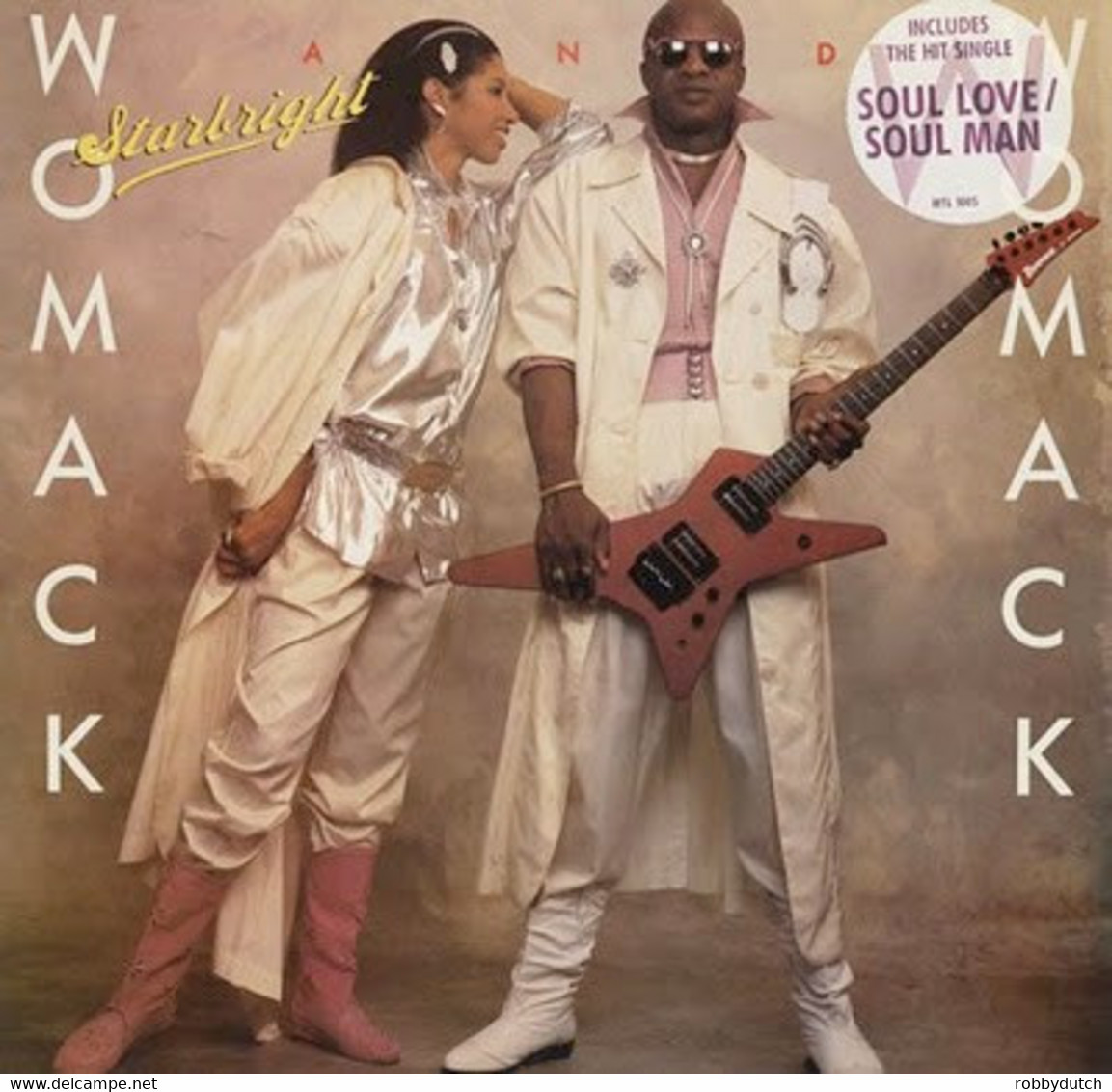 * LP *  WOMACK & WOMACK - STARBRIGHT (Europe 1986 EX) - Soul - R&B