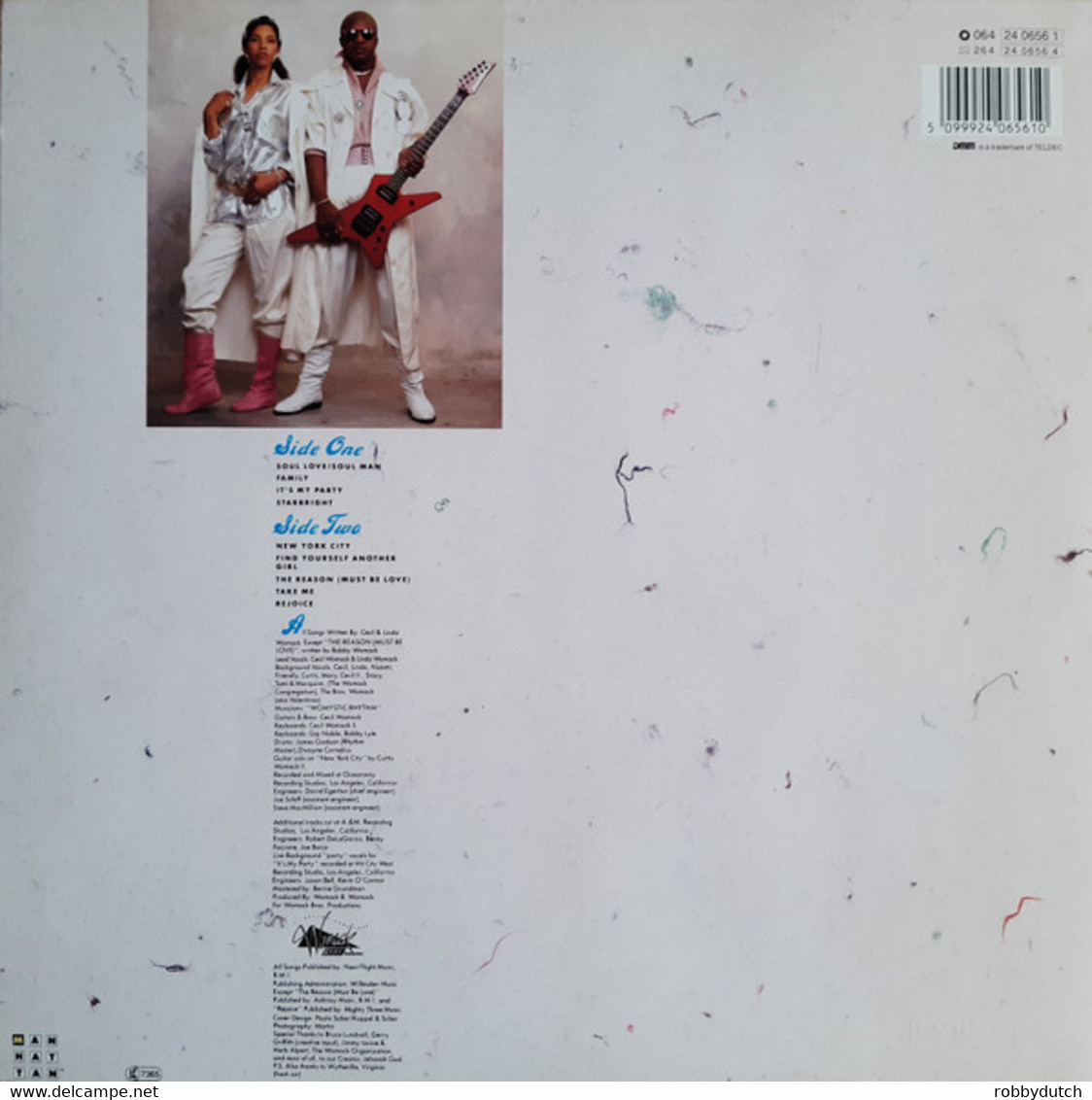 * LP *  WOMACK & WOMACK - STARBRIGHT (Europe 1986 EX) - Soul - R&B