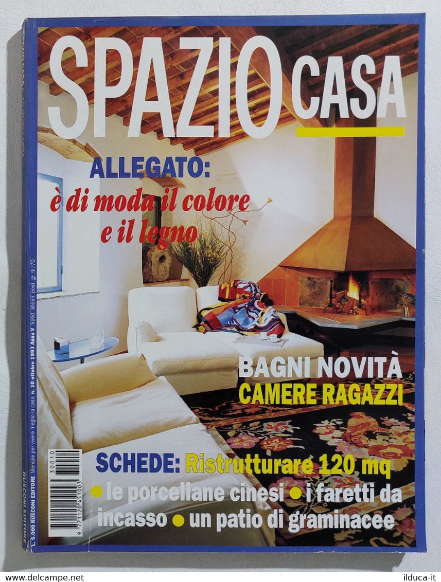 17013 SPAZIO CASA 1993 N. 10 - Bagni / Camere Ragazzi / Porcellane Cinesi - Natur, Garten, Küche