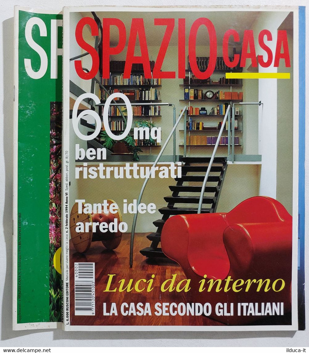 17022 SPAZIO CASA 1994 N. 2 - Luci Da Interno + Allegato Giardini - Maison, Jardin, Cuisine