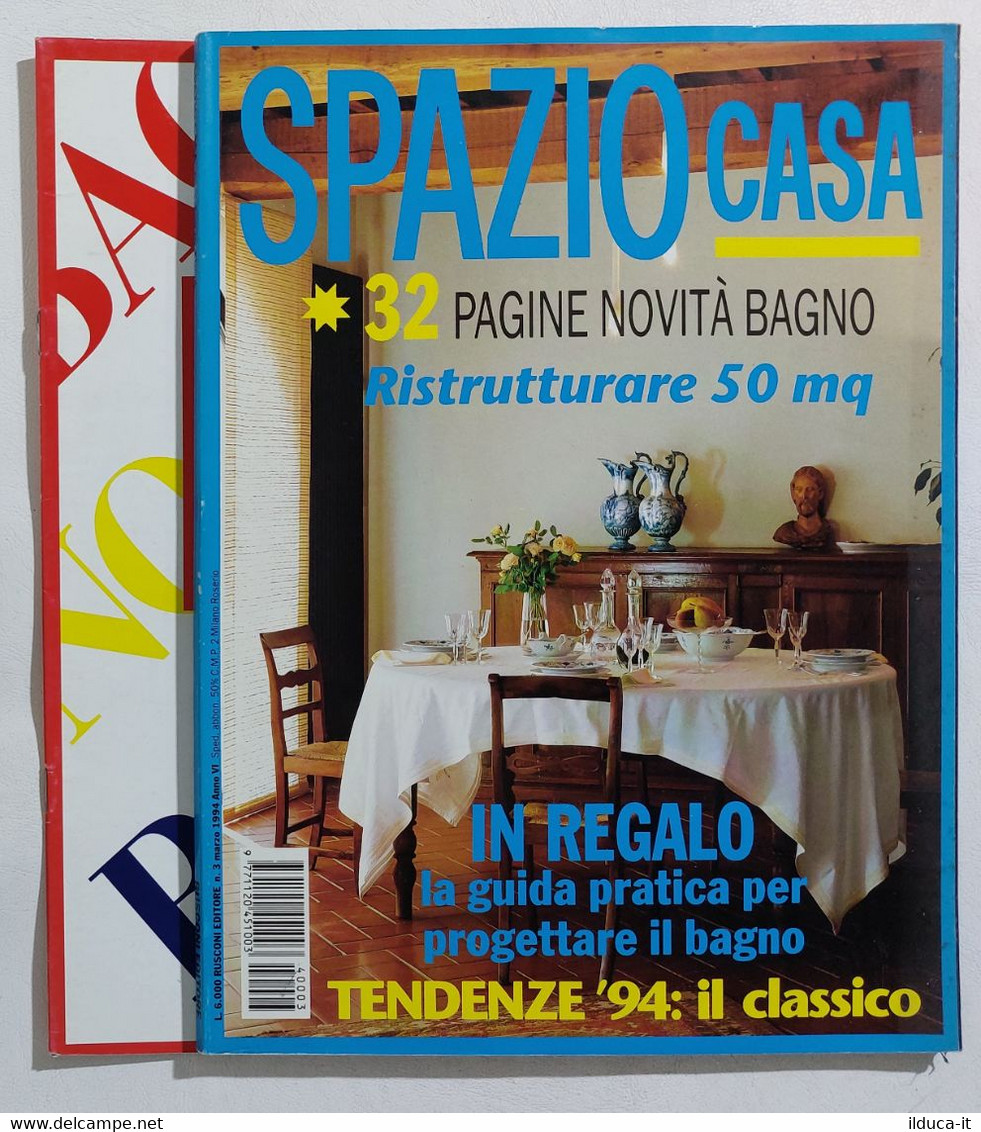 17028 SPAZIO CASA 1994 N. 3 - Tendenze 94 + Allegato Bagno - Natur, Garten, Küche