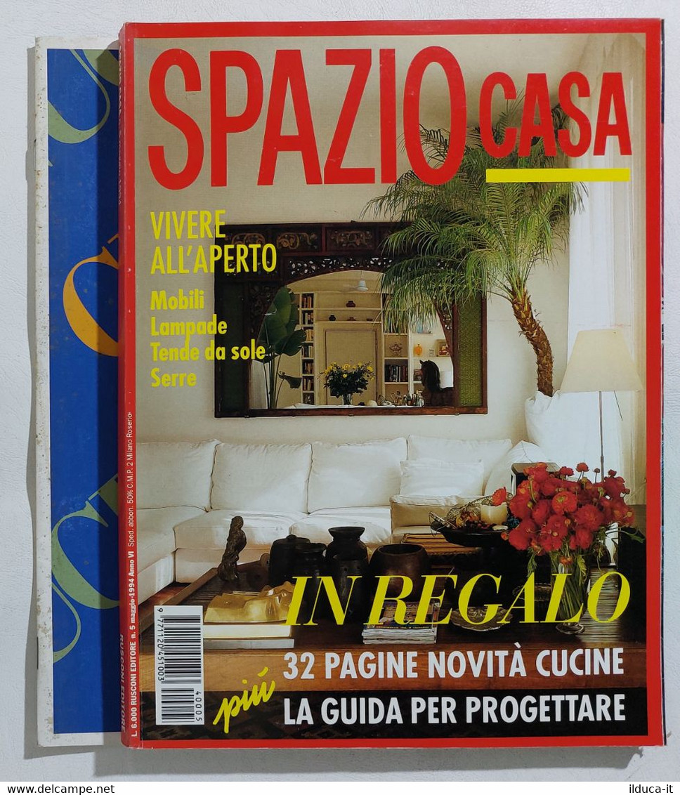 17031 SPAZIO CASA 1994 N. 5 - Vivere All'aperto + Allegato Cucina - Casa, Jardinería, Cocina