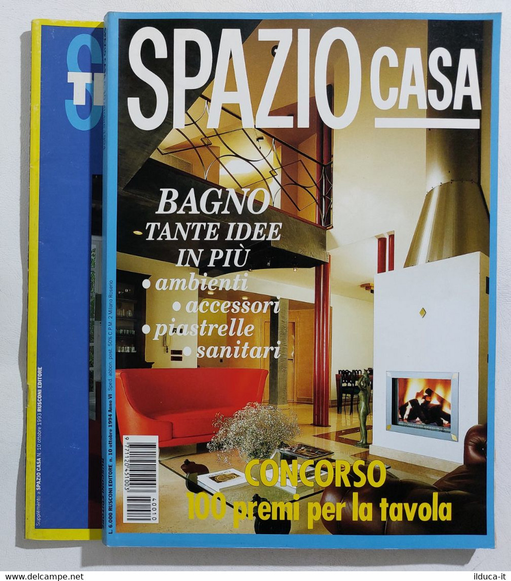 17038 SPAZIO CASA 1994 N. 10 - Bagno + Allegato Tendenze '94 - Maison, Jardin, Cuisine