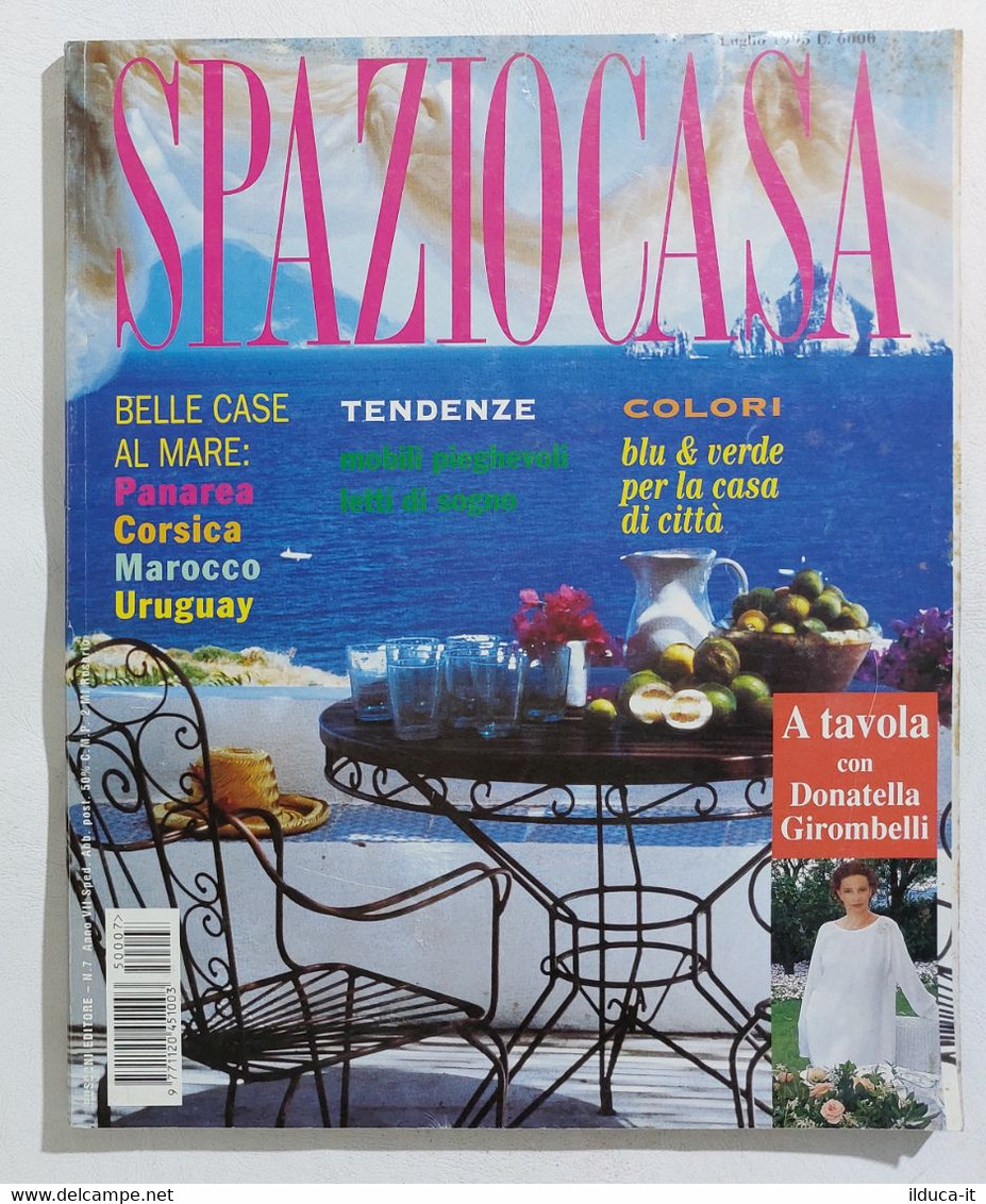 17050 SPAZIO CASA 1995 N. 7 - Panarea / Corsica / Marocco / Uruguay - Maison, Jardin, Cuisine