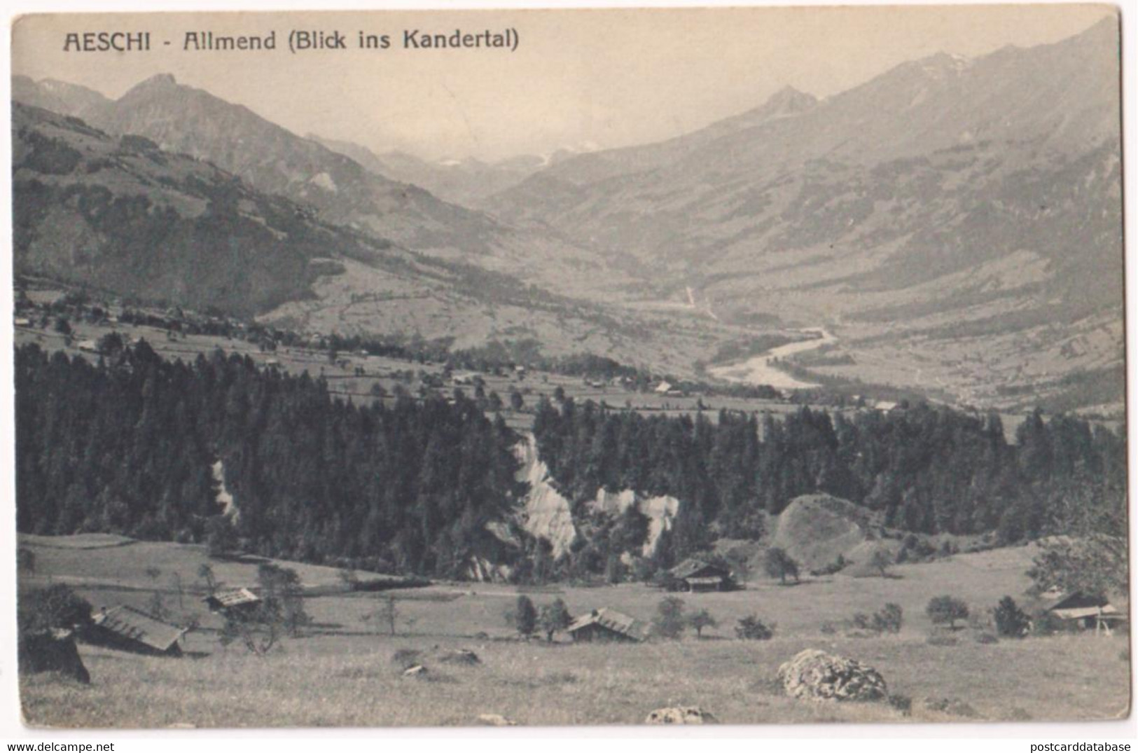 Aeschi - Allmend - Blick Ins Kandertal - Aeschi