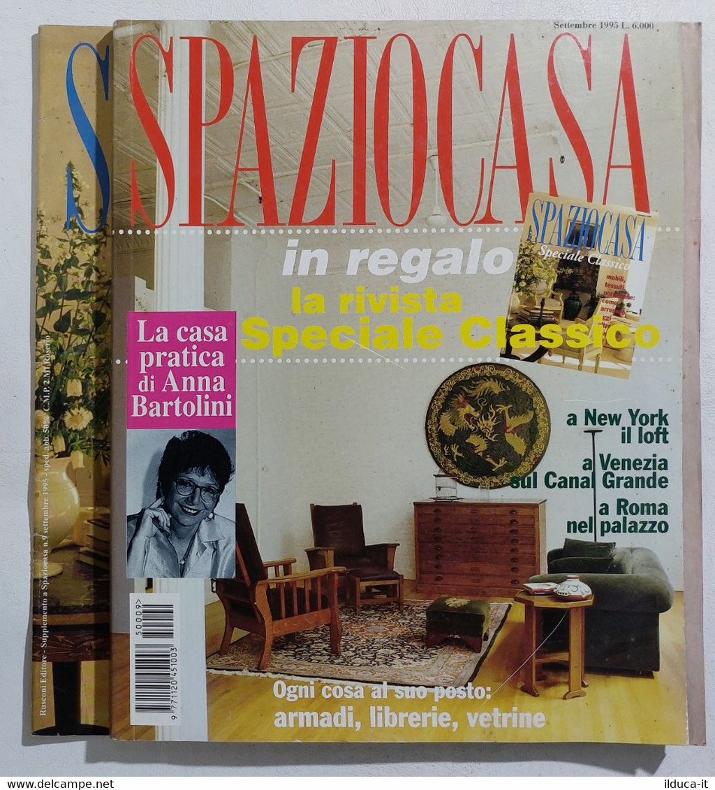 17052 SPAZIO CASA 1995 N. 9 - Bartolini / New York + Allegato Speciale Classico - Casa, Giardino, Cucina