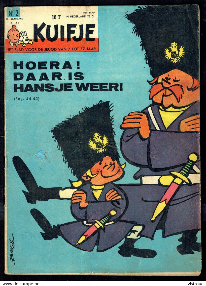 Jaargang 1962 - KUIFJE - N° 3 - Weekblad. - Pep