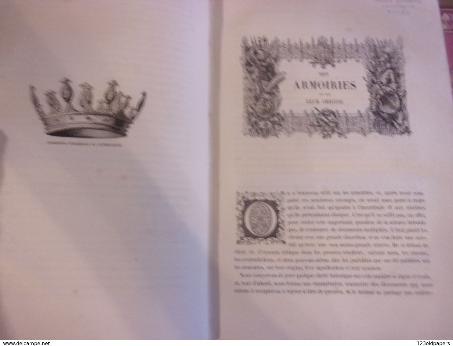 ️1860 La Science Du Blason Accompagnée D'un Armorial Général Des Familles Nobles De L'europe -DE MAGNY  BELGIQUE FR