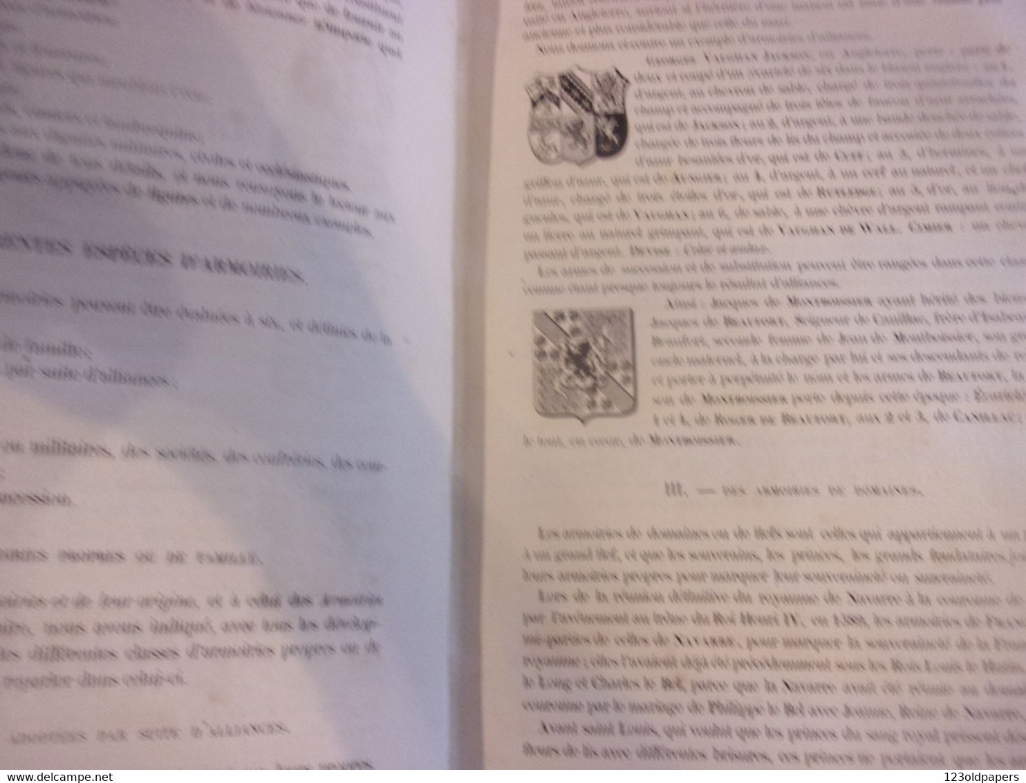 ️1860 La Science Du Blason Accompagnée D'un Armorial Général Des Familles Nobles De L'europe -DE MAGNY  BELGIQUE FR