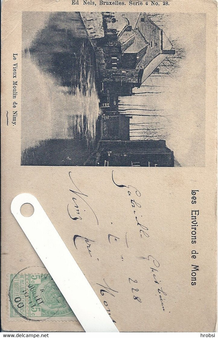 Belgique Hainaut Mons , Vieux Moulin De Nimy, Ed Nels Série 6, N 28 - Mons