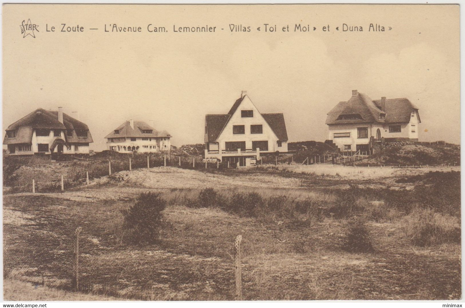 Le Zoute - L'Avenue Cam. Lemonnier - Villas " Toi Et Moi " Et " Duna Alta " - Knokke