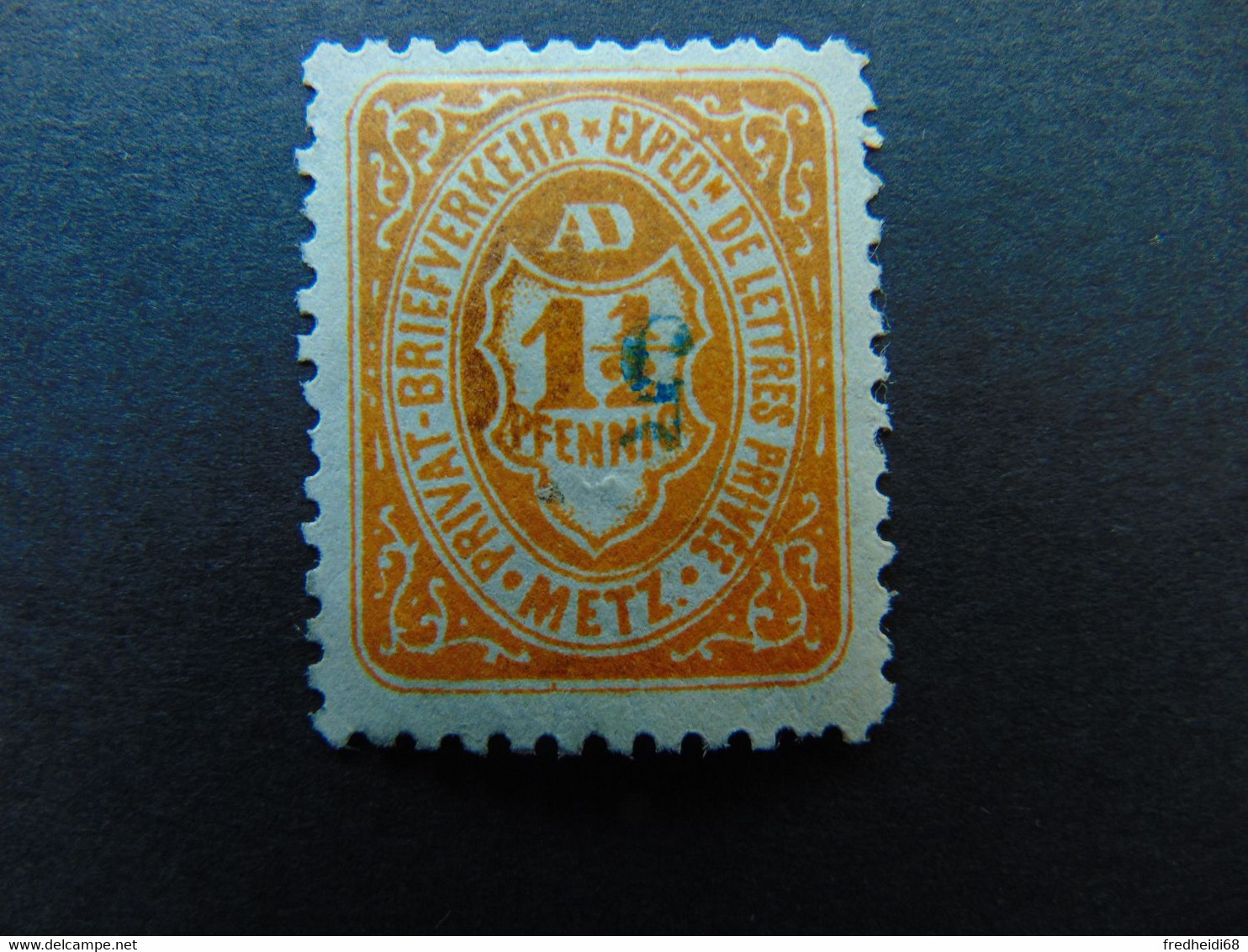 N°. 78a* Surcharge Renversée (catalogue De L'ASPAL) Des Postes Locales De Metz - Unused Stamps