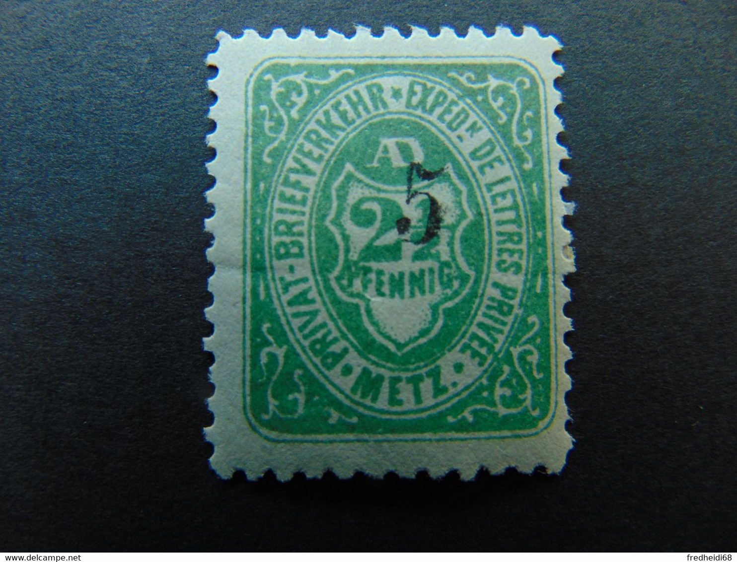 N°. 60* (catalogue De L'ASPAL) Des Postes Locales De Metz - Unused Stamps