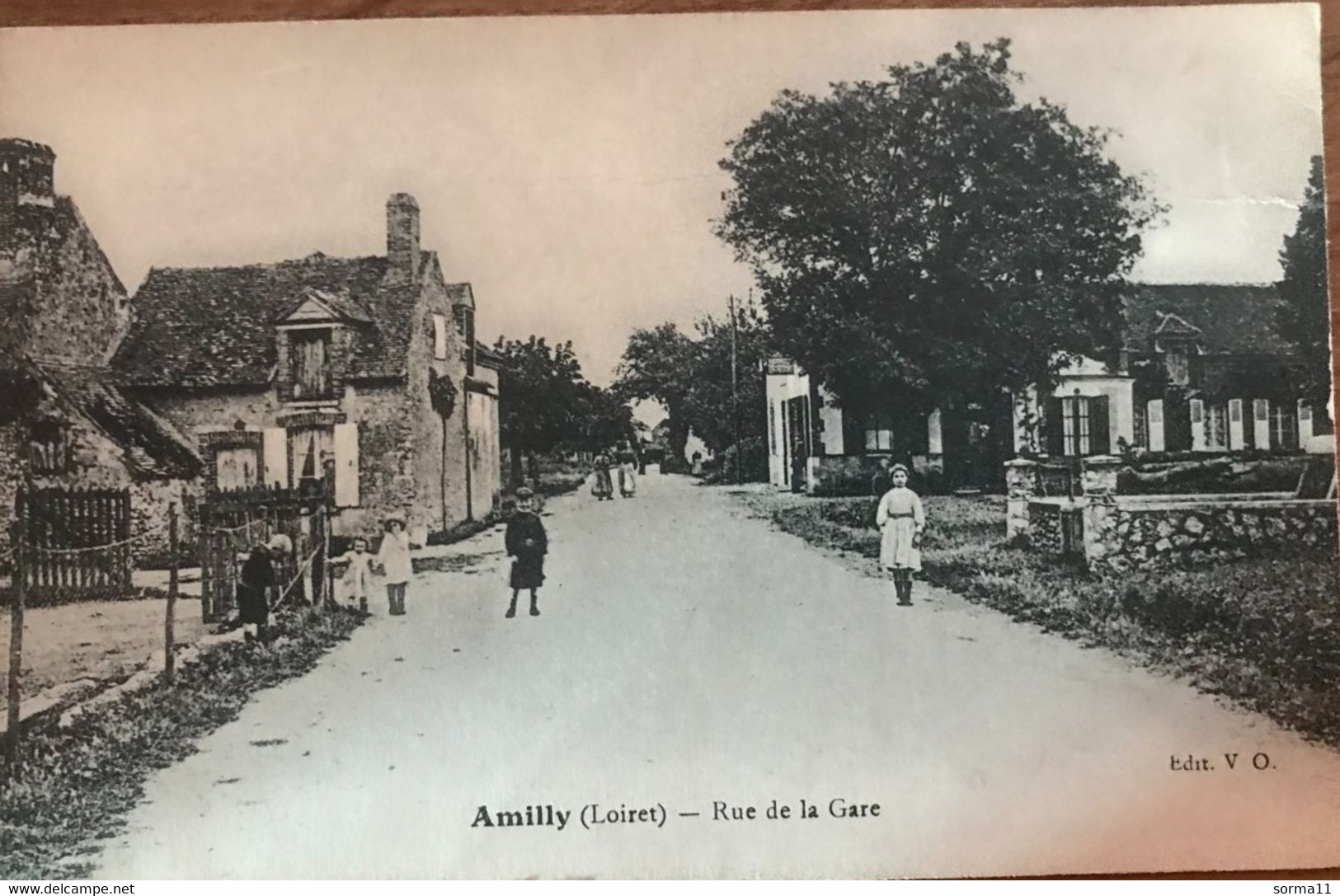 CPA AMILLY 45 Rue De La Gare - Amilly