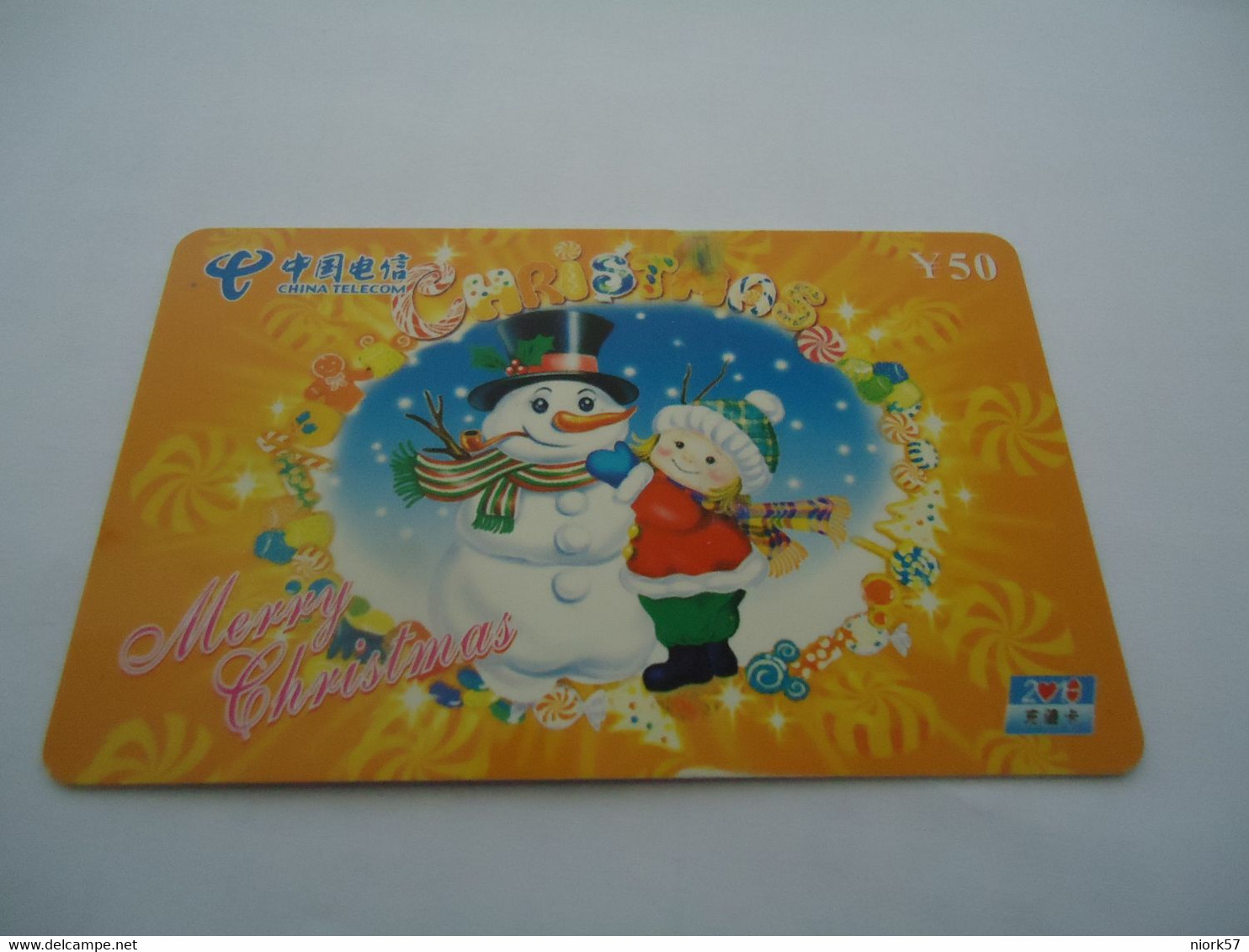 CHINA USED PHONECARDS  CHRISTMAS  NEW YEAR SANTA CLAUS - Noel