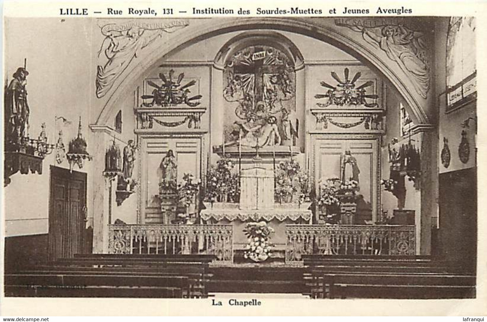 Themes Div-ref MM702-santé -lille -nord -rue Royale-institution Des Sourdes Muettes - Jeunes Aveugles- La Chapelle - Santé