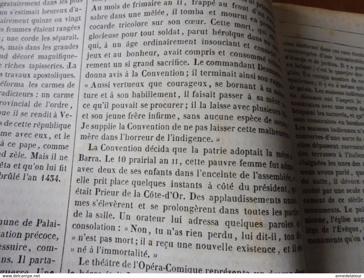 1839 Le coucou; Joseph Barra; Ecole chrétienne à Calcutta; Nérigean et sa crois ou colonne ;Espagne au 18e siècle  ; etc