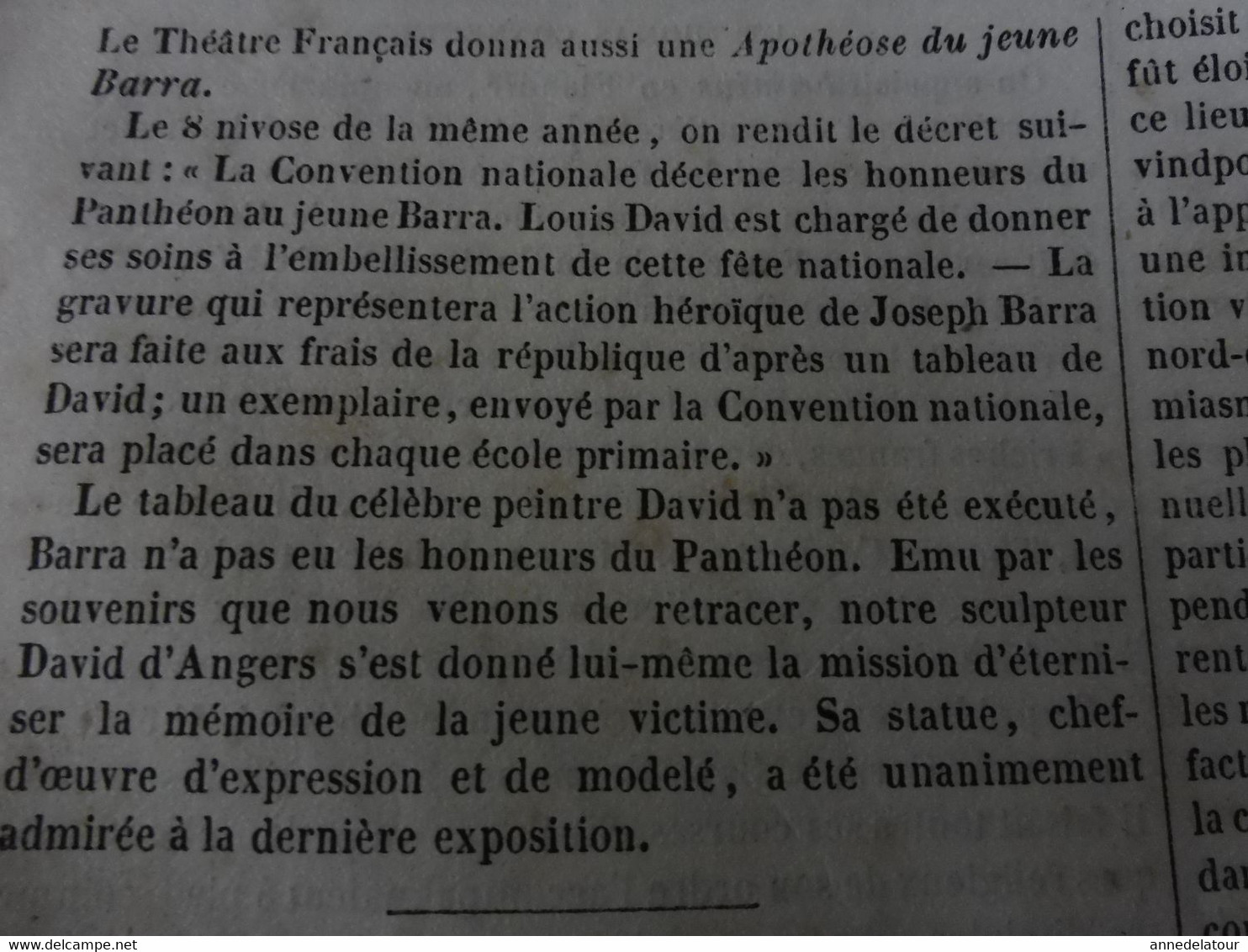 1839 Le coucou; Joseph Barra; Ecole chrétienne à Calcutta; Nérigean et sa crois ou colonne ;Espagne au 18e siècle  ; etc