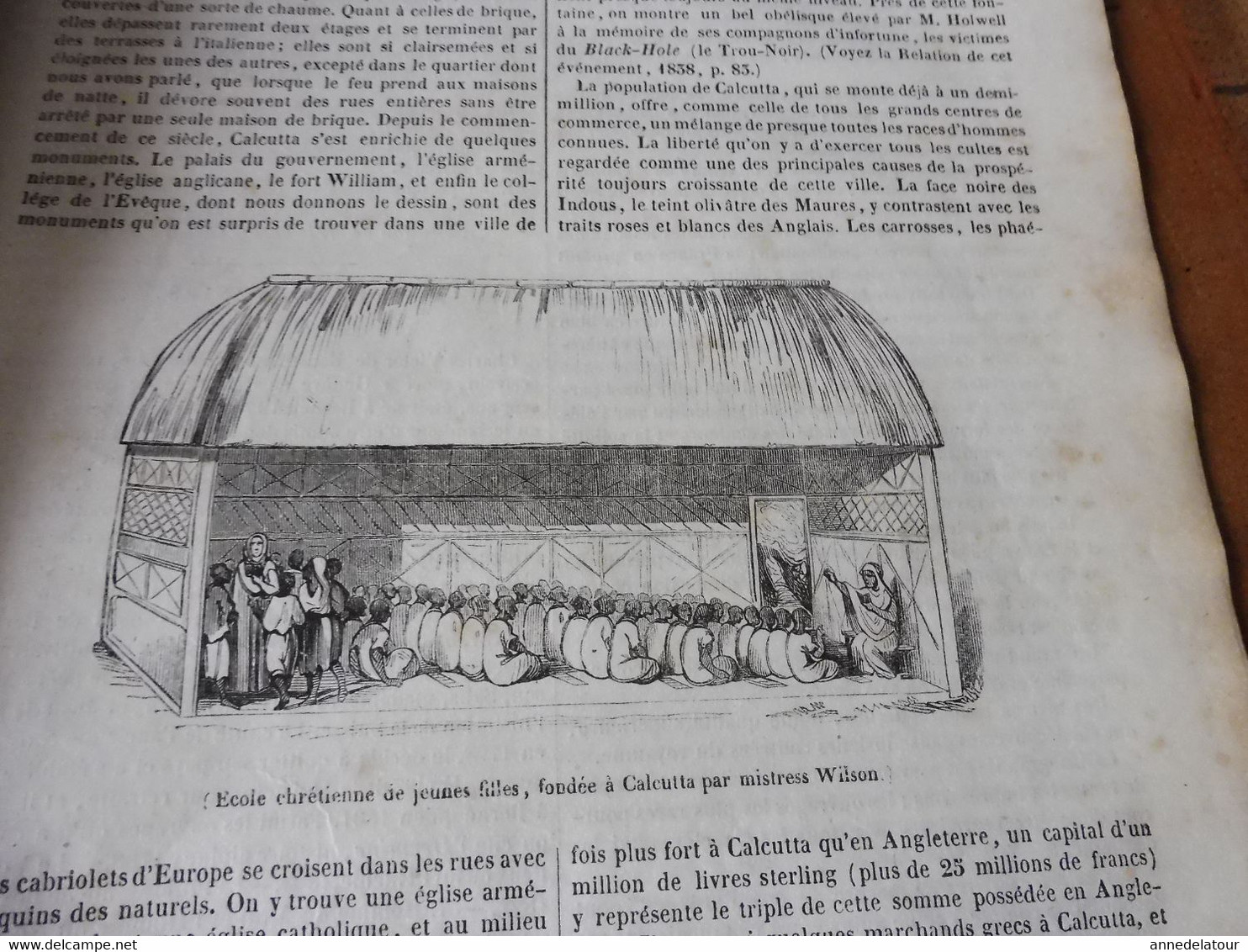 1839 Le coucou; Joseph Barra; Ecole chrétienne à Calcutta; Nérigean et sa crois ou colonne ;Espagne au 18e siècle  ; etc