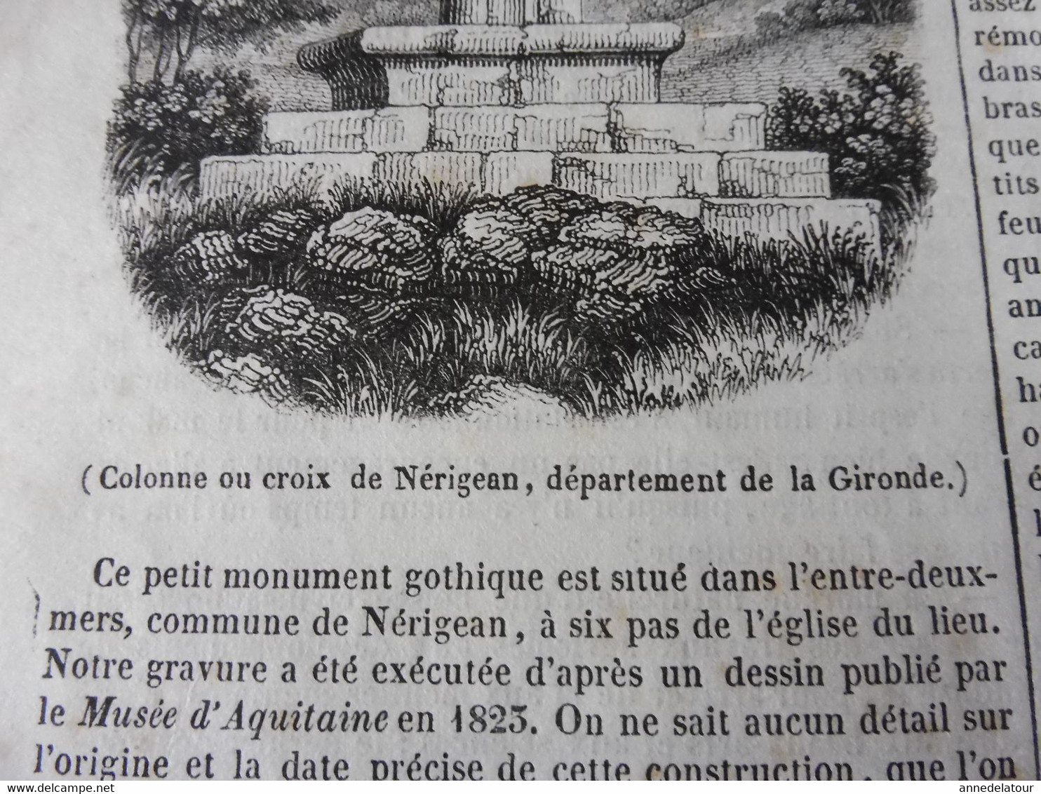 1839 Le coucou; Joseph Barra; Ecole chrétienne à Calcutta; Nérigean et sa crois ou colonne ;Espagne au 18e siècle  ; etc