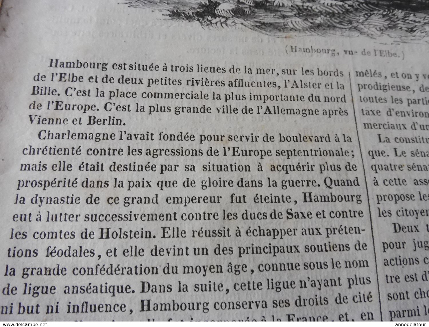 1839 Hambourg ; Portrait De John Locke Et Sa Maison Natale à Wringthon; Traditions Carlovingiennes ; Les Larmes; Etc - 1800 - 1849