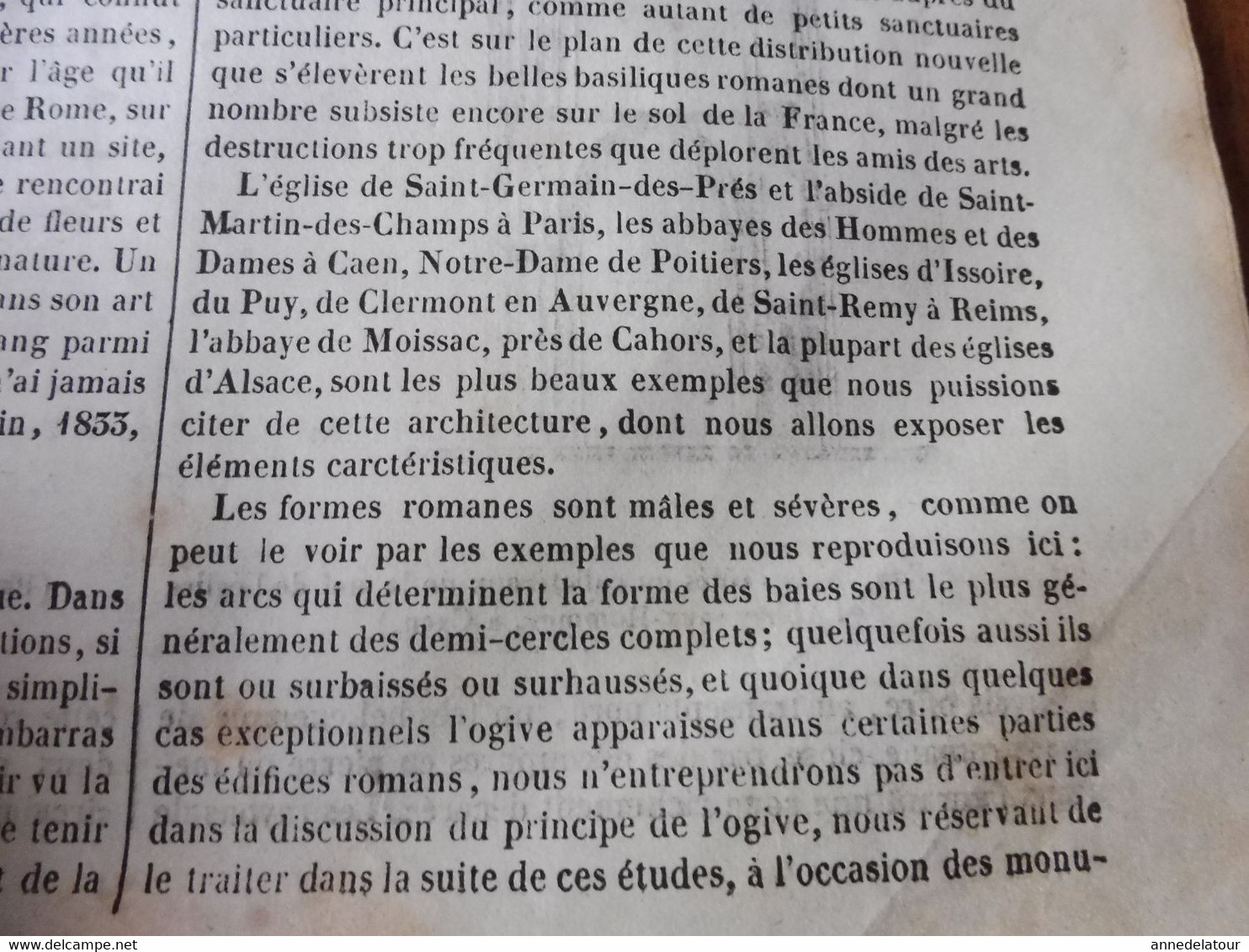 1839 Fête du feu en Inde; Eternuement = Esprit ?; Architecture (Abbaye à Caen,Eglise à Bayeux; St-Germain des Prés; etc