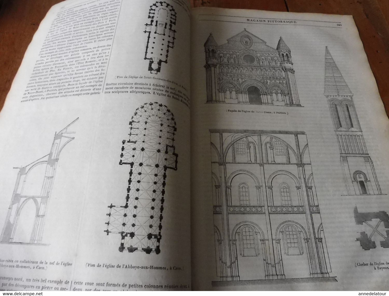 1839 Fête du feu en Inde; Eternuement = Esprit ?; Architecture (Abbaye à Caen,Eglise à Bayeux; St-Germain des Prés; etc