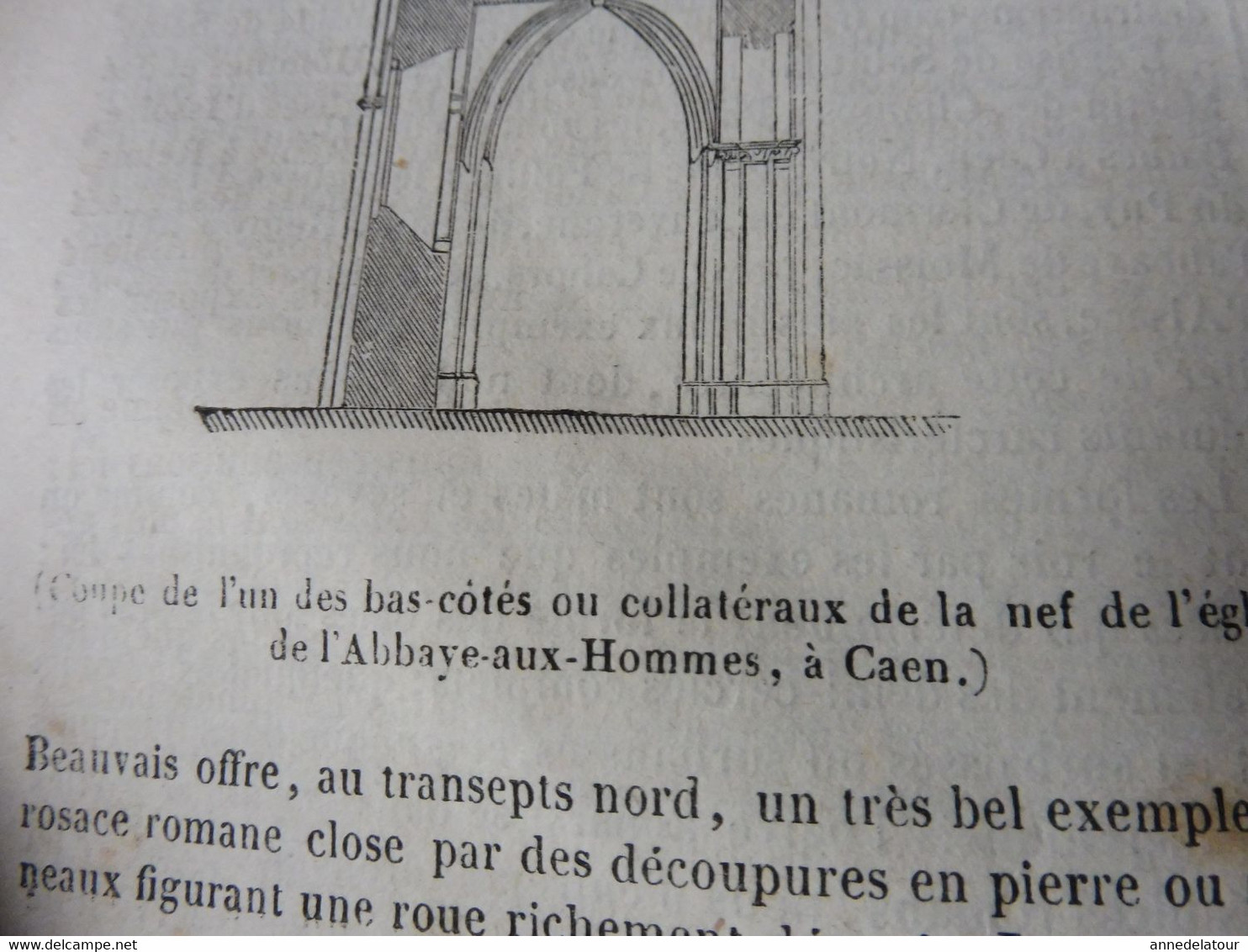 1839 Fête du feu en Inde; Eternuement = Esprit ?; Architecture (Abbaye à Caen,Eglise à Bayeux; St-Germain des Prés; etc