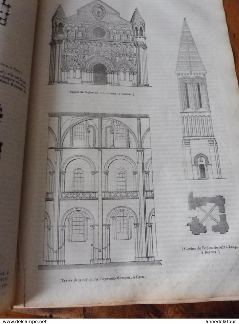 1839 Fête du feu en Inde; Eternuement = Esprit ?; Architecture (Abbaye à Caen,Eglise à Bayeux; St-Germain des Prés; etc