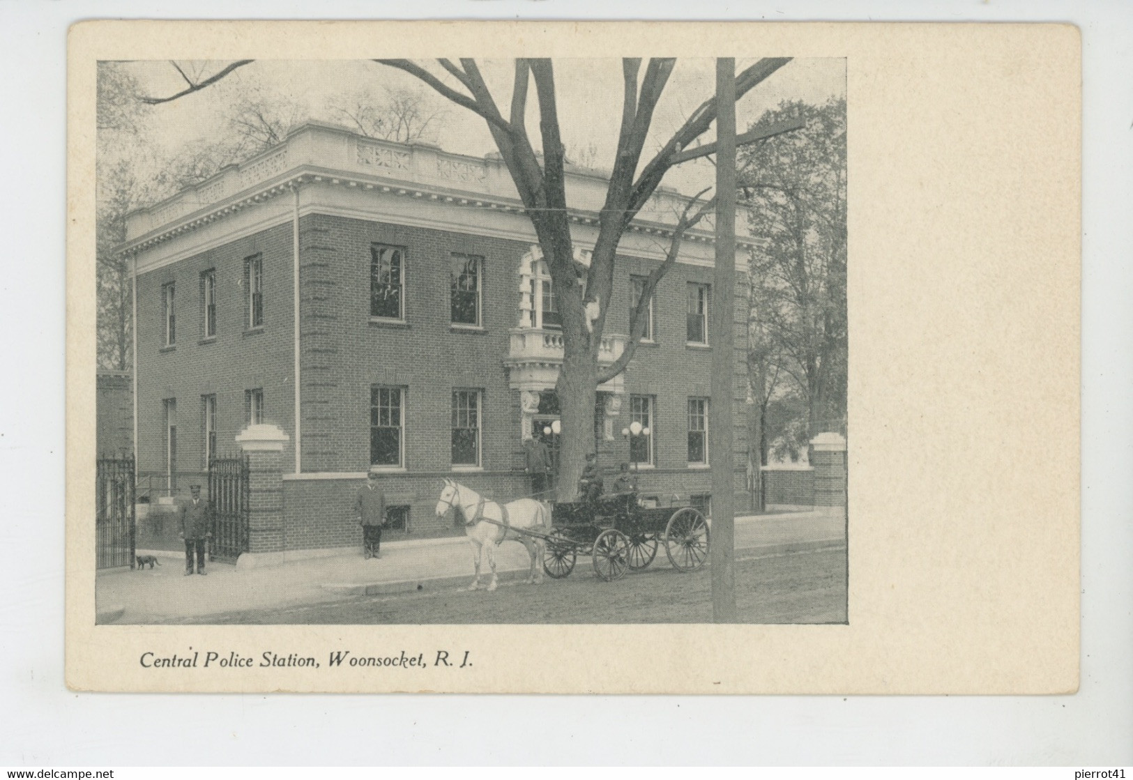 U.S.A - RHODE ISLAND - WOONSOCKET - Central Police Station - Woonsocket