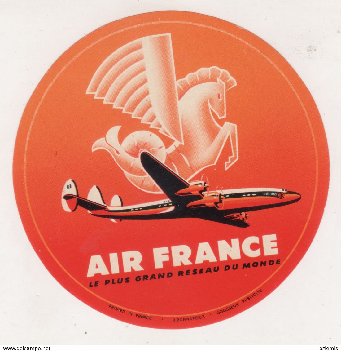 AIR FRANCE  AIRLINES LABEL,, - Aufklebschilder Und Gepäckbeschriftung