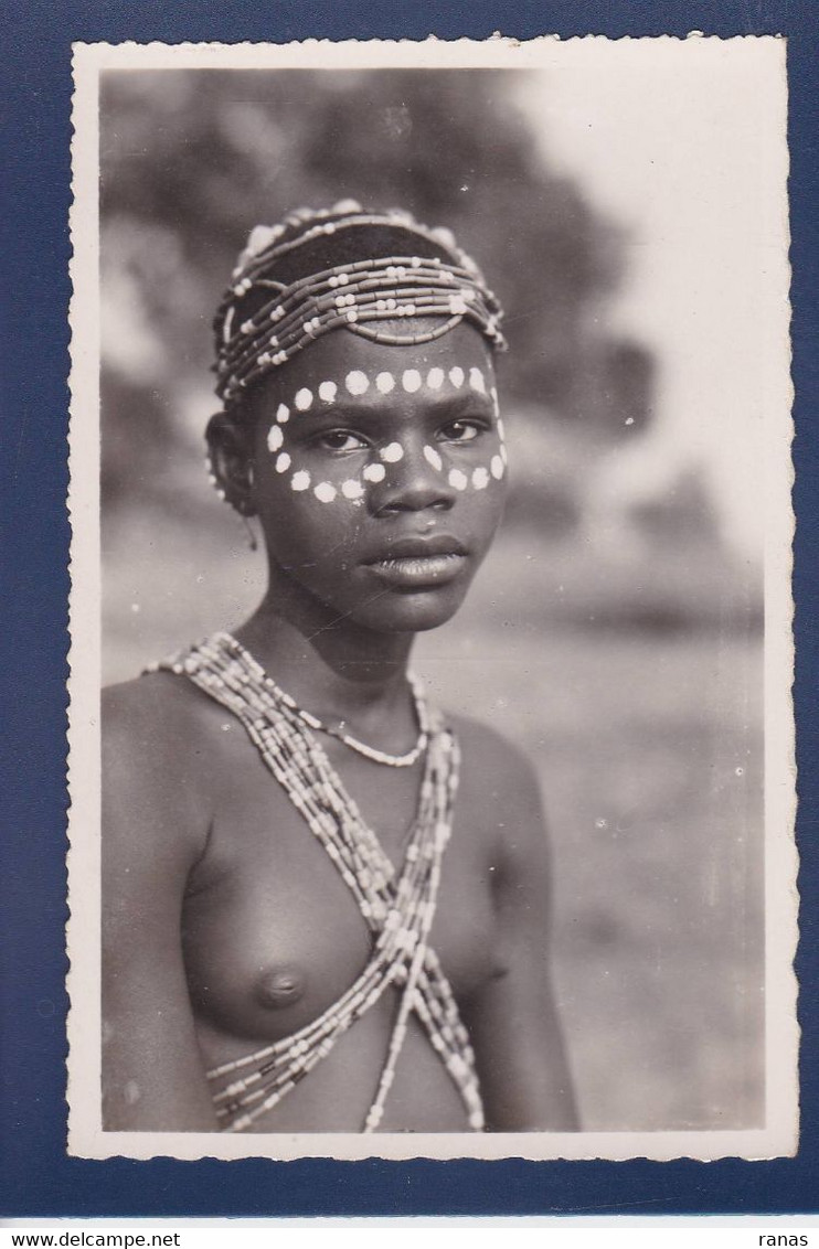 CPSM PAULEAU Pointe Noire Nu Féminin Afrique Noire Non Circulé Type Femme Nue Nude Voir Dos - Ciad