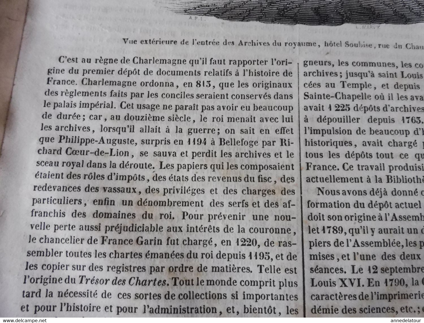 1839 Peinture Japonaise Sur Soie; Hôtel Soubise à Paris; Arabesque De La Mosquée De Cordoue; Etc - 1800 - 1849