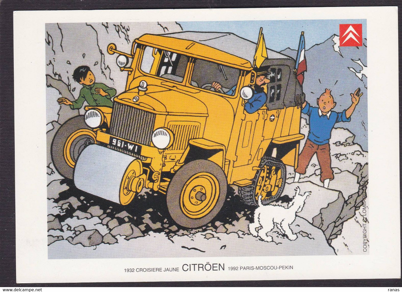 CPM Hergé Tintin Non Circulée Voir Dos - Comics