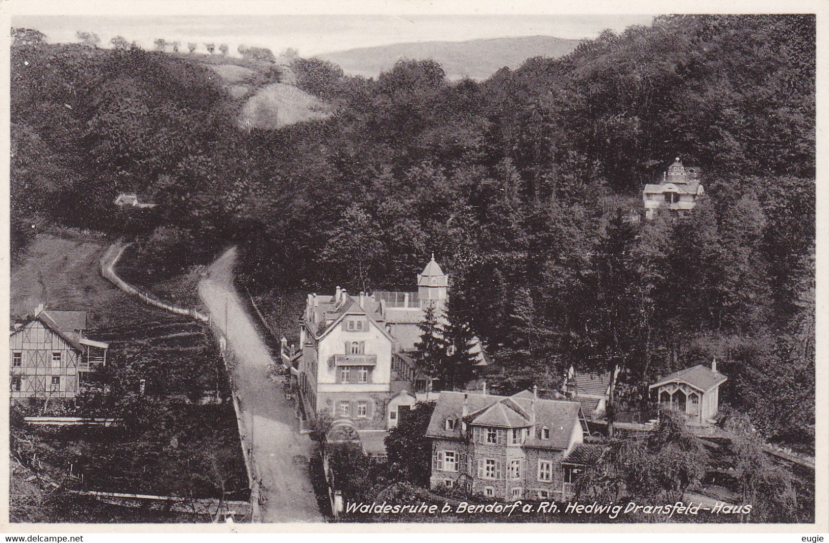 1643/ Waldesruhe Bei Bendorf A Rh. Hedwig Dransfeld Haus 1933 - Bendorf