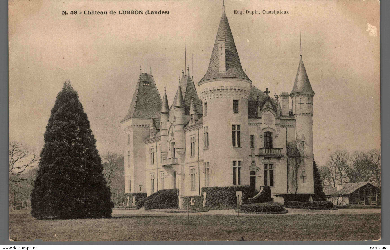 LUBBON - Le Château (aujourd'hui Ruiné) - Gabarret