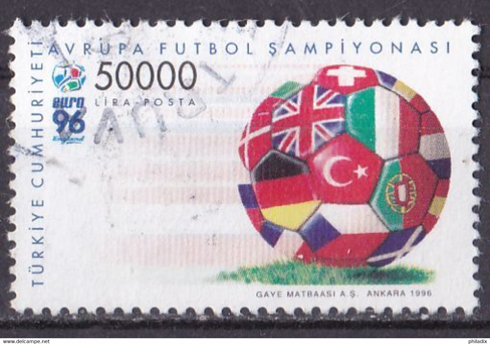 Türkei Marke Von 1996 O/used (A2-31) - Used Stamps