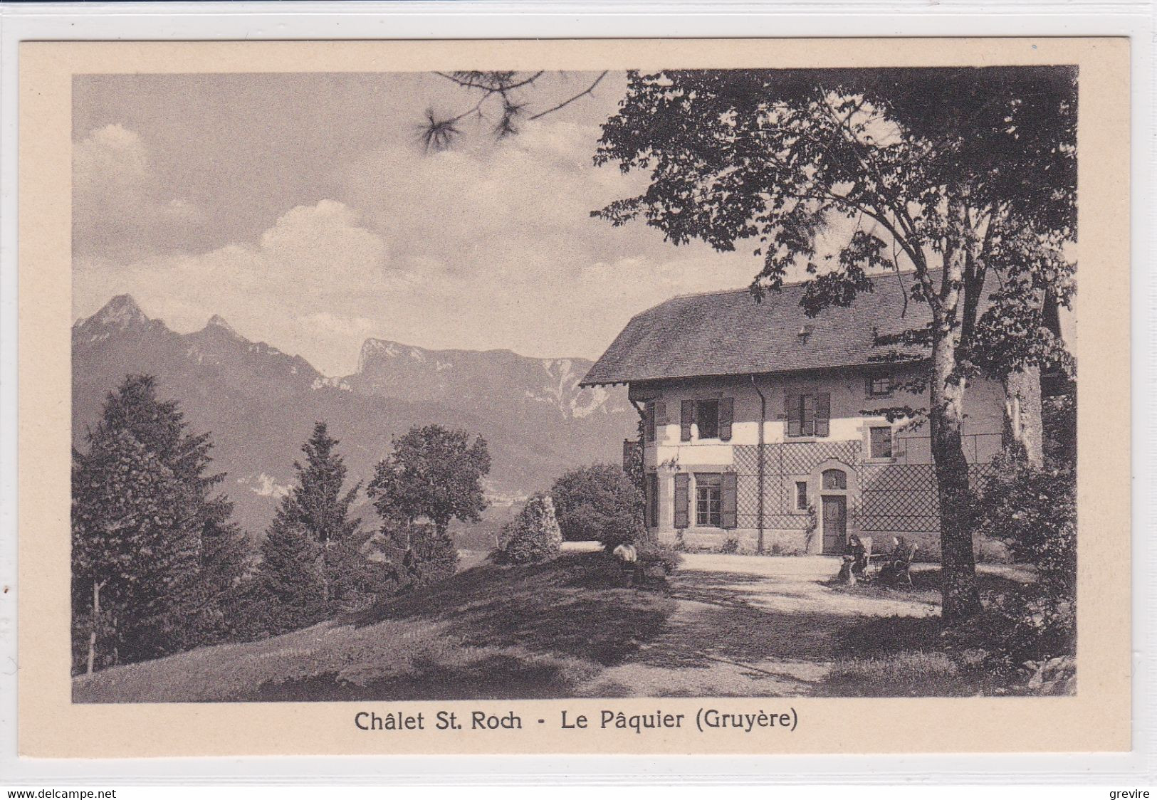 Le Pâquier, Chalet St. Roch Et La Chaîne Des Préalpes - Le Pâquier