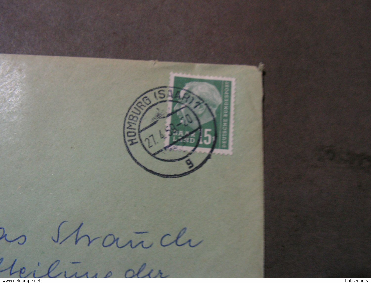 Saar Brief 1959 - Cartas & Documentos