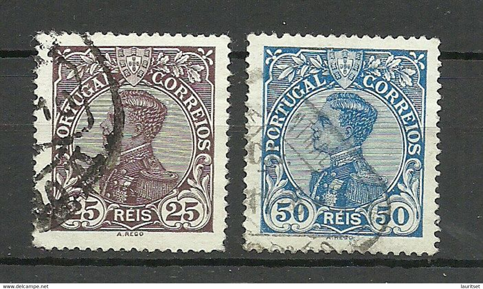 PORTUGAL 1910 Michel 159 - 160 O - Used Stamps