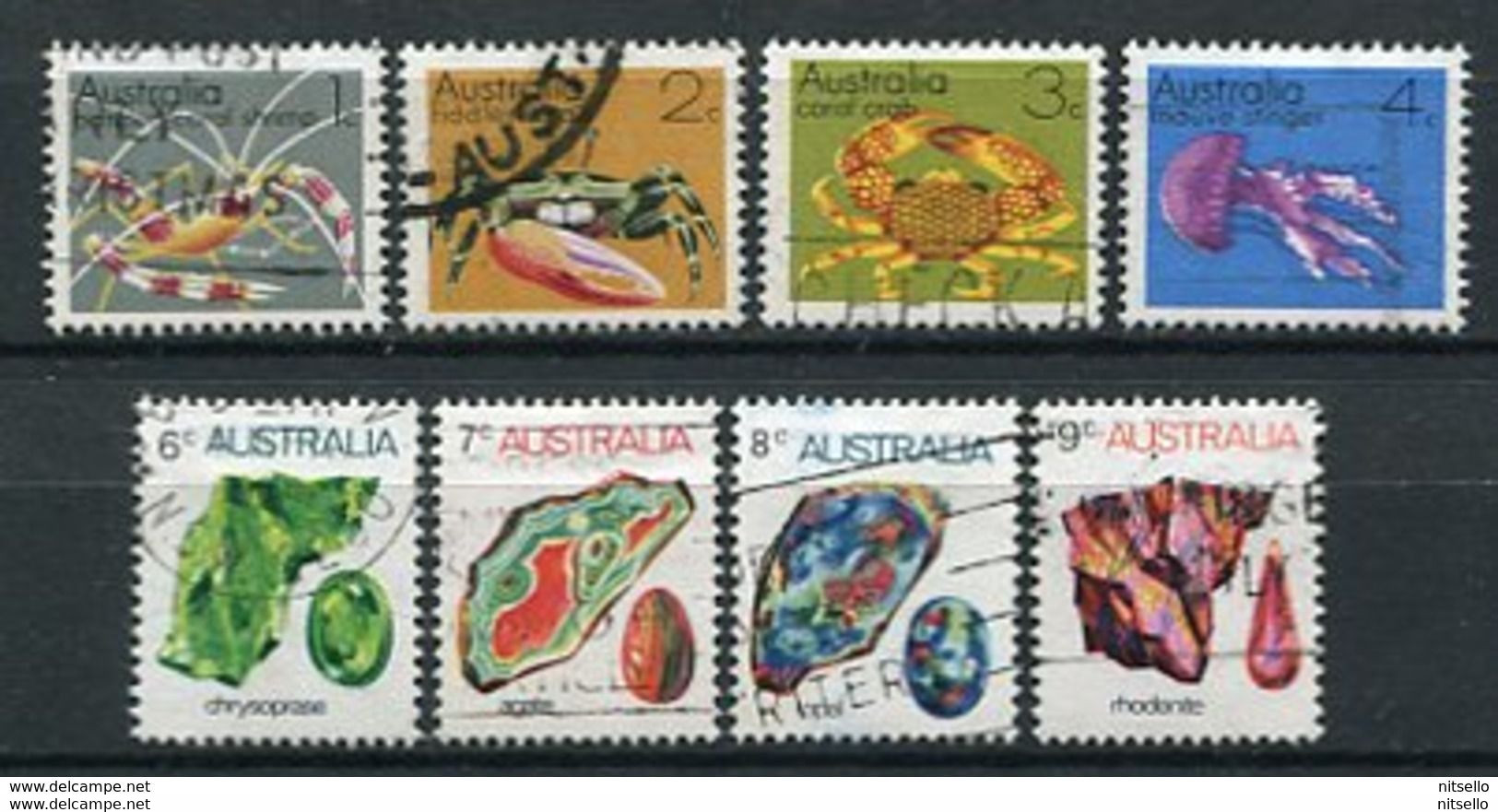 LOTE 1526  ///  (C038) AUSTRALIA   526/33 - Used Stamps