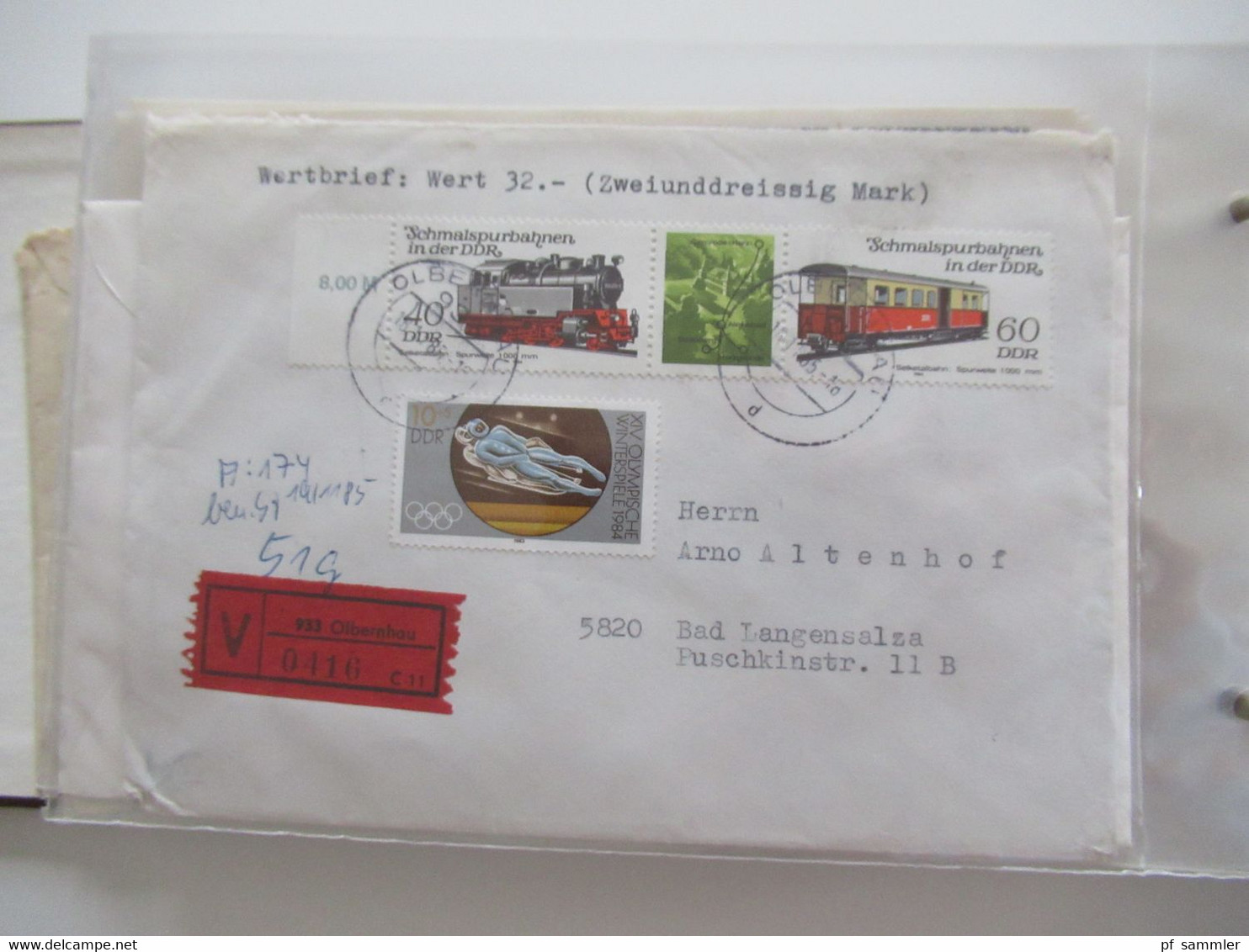 DDR Belegeposten ab 1958 - 80er Jahre NUR Einschreiben / Wertbriefe und bessere Verwendungen! Stöberposten / 90 Belege