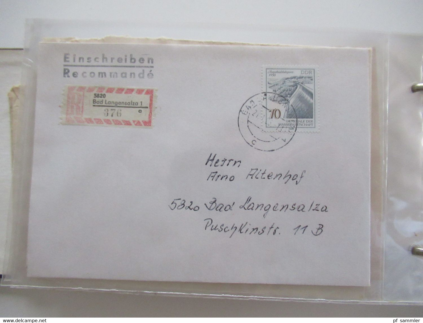 DDR Belegeposten ab 1958 - 80er Jahre NUR Einschreiben / Wertbriefe und bessere Verwendungen! Stöberposten / 90 Belege