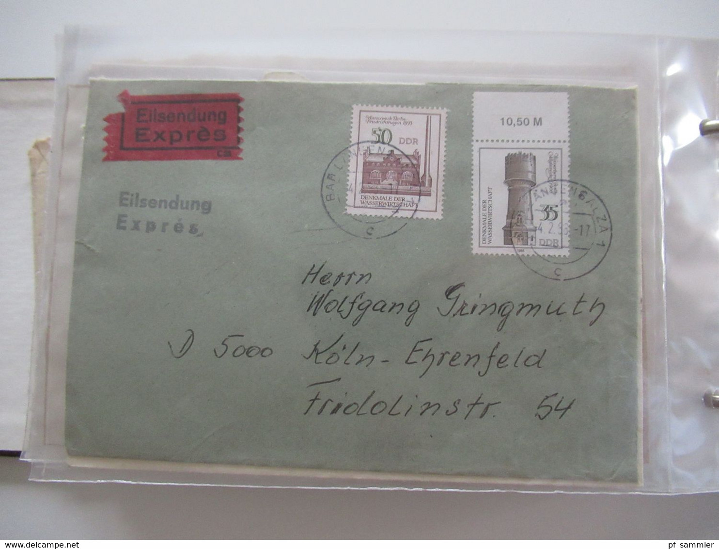 DDR Belegeposten ab 1958 - 80er Jahre NUR Einschreiben / Wertbriefe und bessere Verwendungen! Stöberposten / 90 Belege